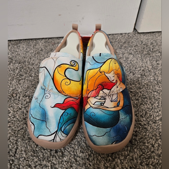 Uni Painted Colorful Fashion Sneakers For Kids, 3 Y, NWT - Picture 2 of 14